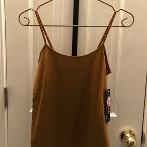 Shibue Cami Tank Non-Slip Mocha Large